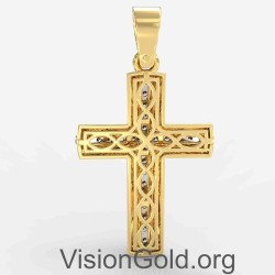 Религиозное христианское ожерелье с подвеской в виде креста на