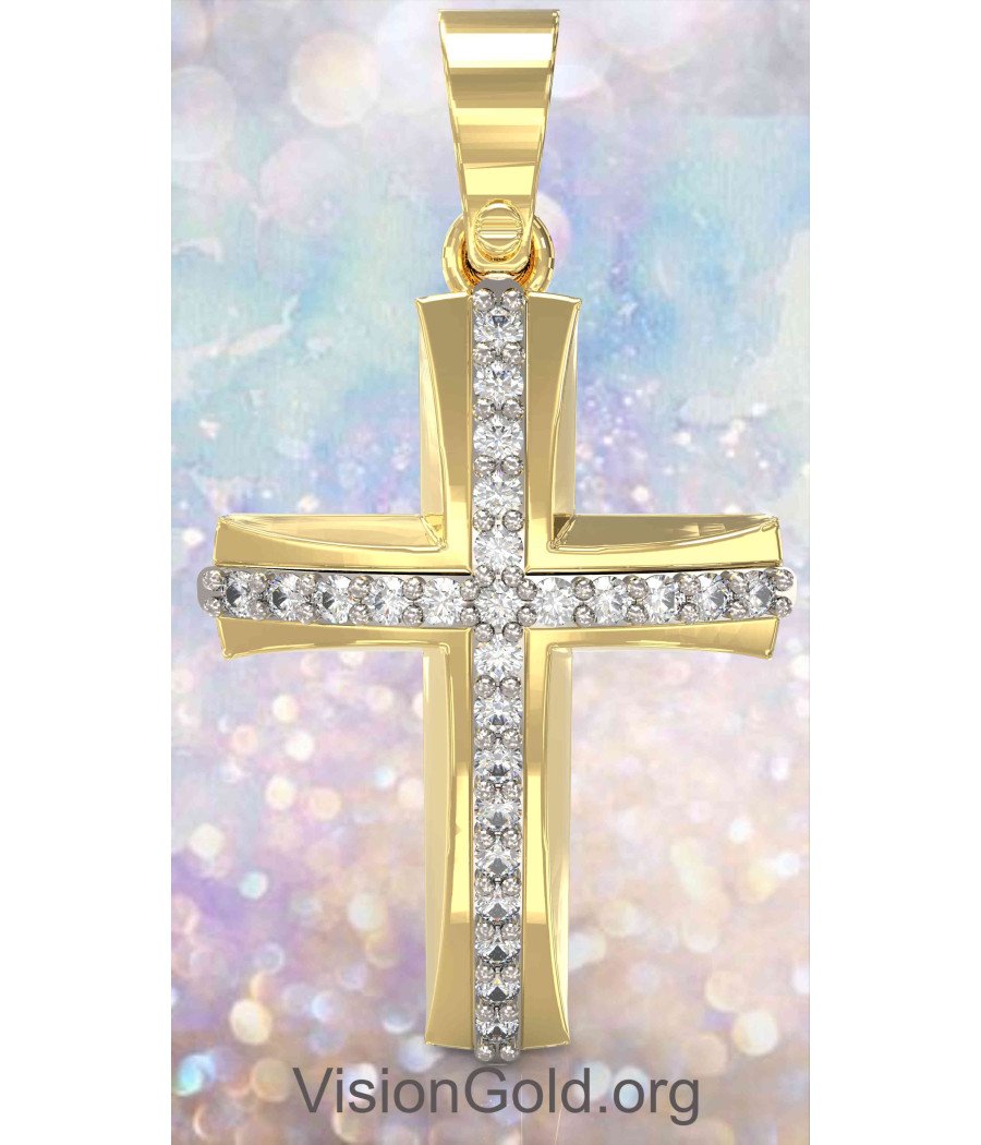 Религиозное христианское ожерелье с подвеской в виде креста на