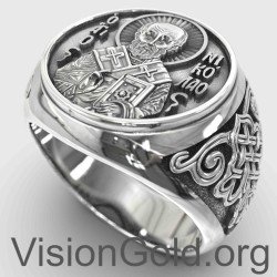 Православные украшения Кольцо Святого Николая 0147