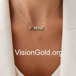 Collier infini en forme de coeur Forever 0585R