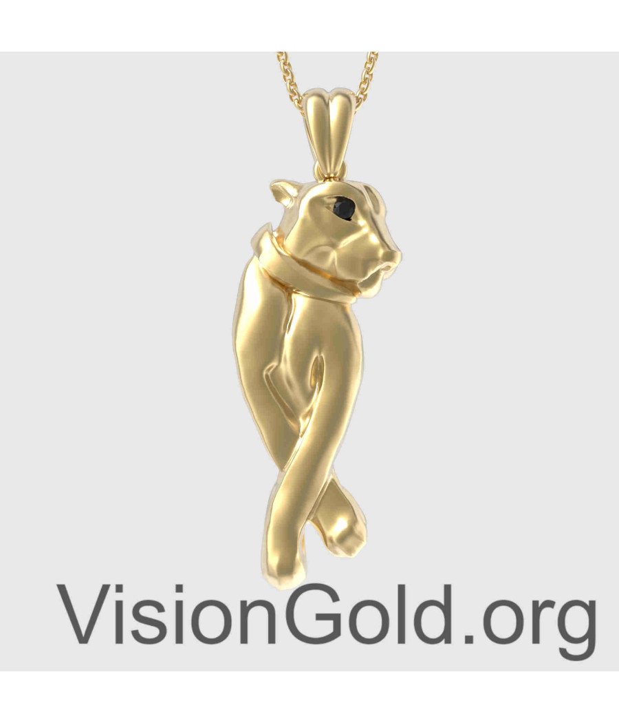 Elegant Panther Pendant 0348