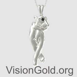 Elegant Panther Pendant 0348