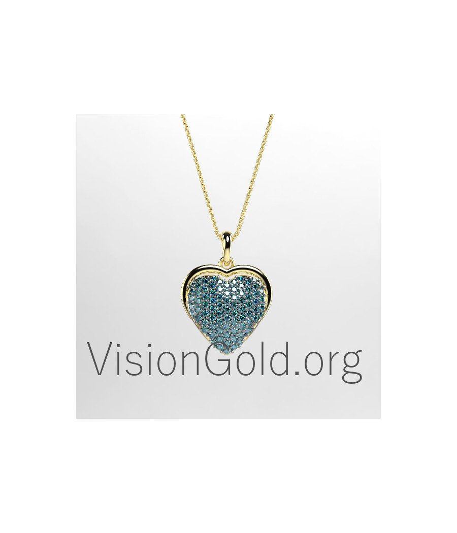 Delicate Heart Necklace for Women 0356