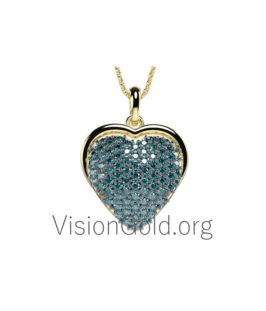 Delicate Heart Necklace for Women 0356