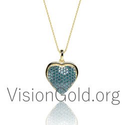 Delicate Heart Necklace for Women 0356