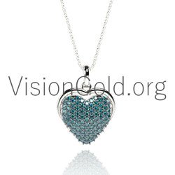 Delicate Heart Necklace for Women 0356