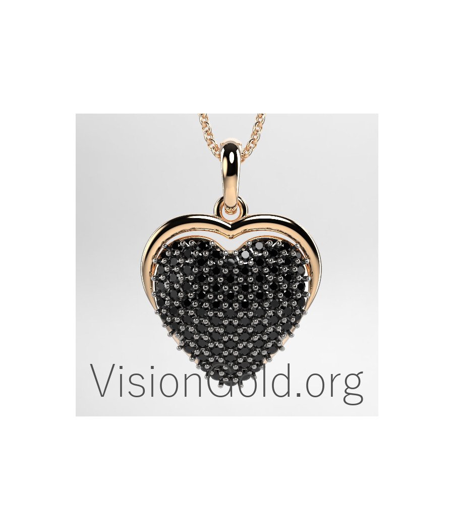 Delicate Heart Necklace for Women 0356