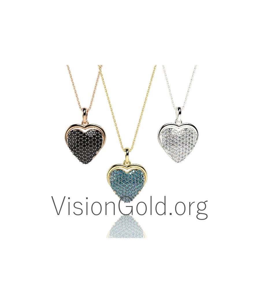 Delicate Heart Necklace for Women 0356