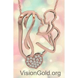 Ожерелье с подвеской «Мама и ребенок» 0472