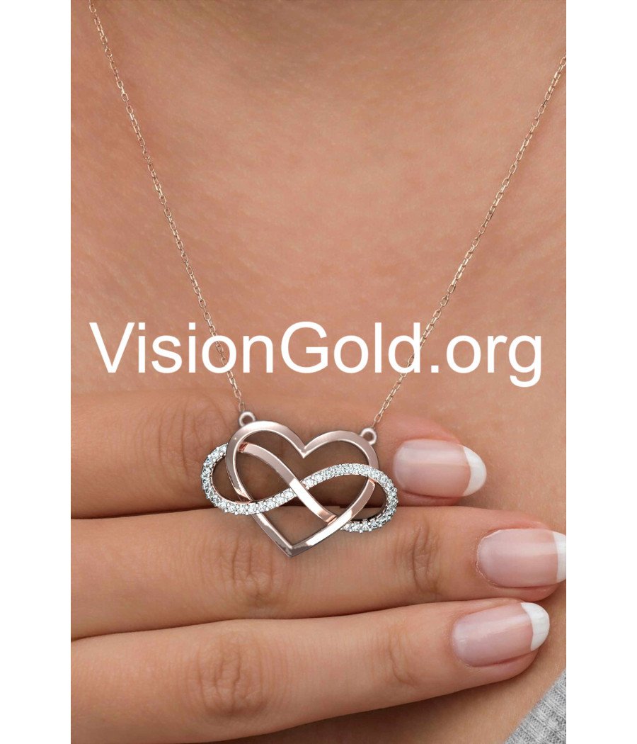 Infinity Love Heart Pendant 0842R