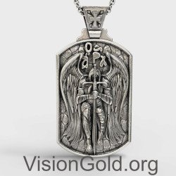 Ожерелье Saint Michael The Archangel для мужчин 0369