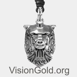 Τολμηρό Ανδρικό Κολιέ Λύκος 0096