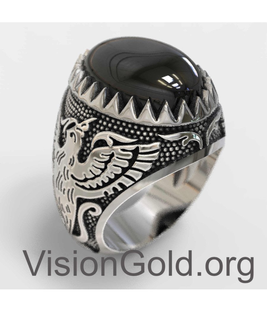 Мужские кольца с черными камнями - VisionGold.org® Jewelry