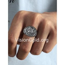 Δαχτυλίδι Άγιος Γεώργιος 0050