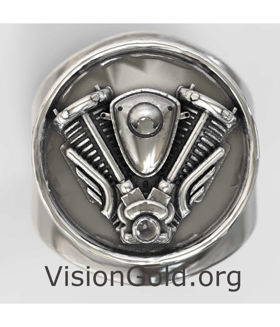 Harley Davidson Men's Ring |Motorcycle Club Ring| Men's