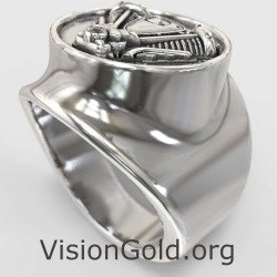 Harley Davidson Men's Ring |Motorcycle Club Ring| Men's