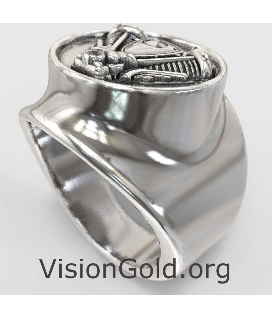 Harley Davidson Men's Ring |Motorcycle Club Ring| Men's