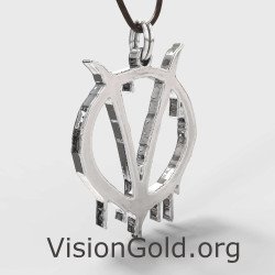 Men Necklace Pendant V For Vendetta 0091