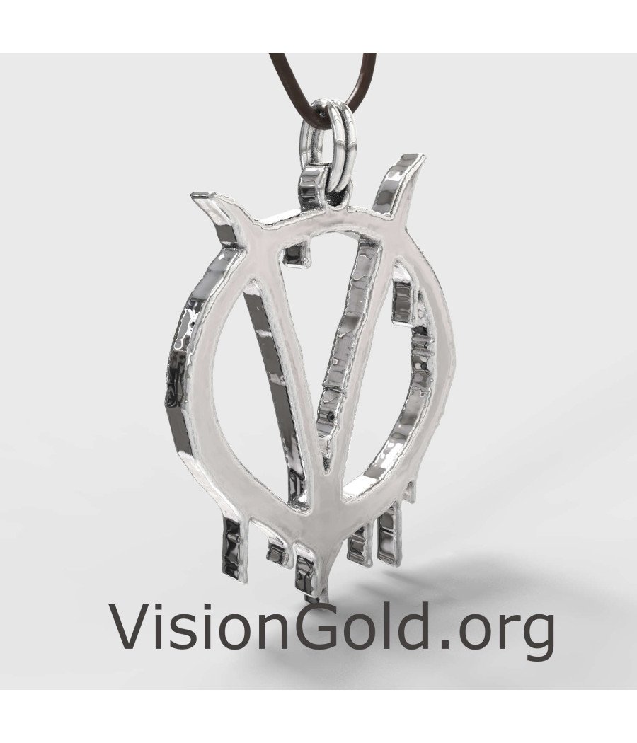 Men Necklace Pendant V For Vendetta 0091