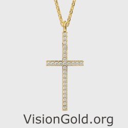 Σταυρός Σπίρτο Χρυσός 14 Καράτια 0093