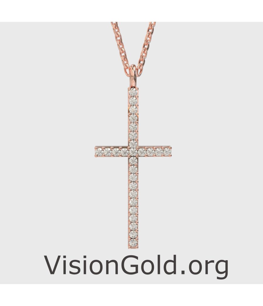 Small Cross Pendant - Gift For Her 0093R