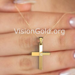 Women Cross Fine Necklaces 0094K