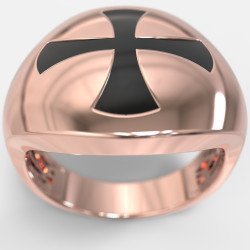 Mode Fingerknöchel Ring - Pinky Ring Kreuz 0473R