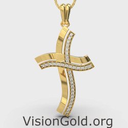 Премиум крест ожерелье для женщин 0098K