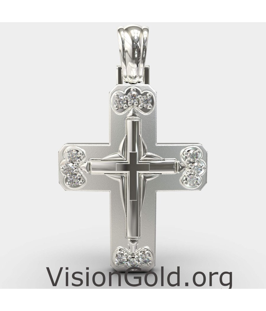 Ожерелье с православным крестом 0140L