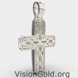 Taufe zierliche orthodoxe Kreuz Halskette 0140L