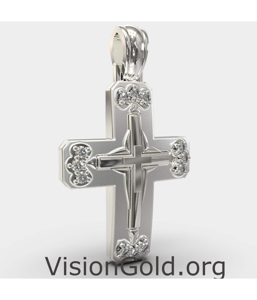 Ожерелье с православным крестом 0140L