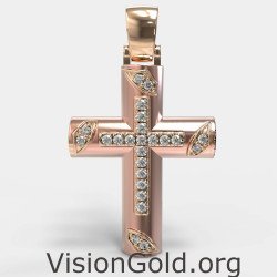 Children's Christening Cross Necklace 0138R