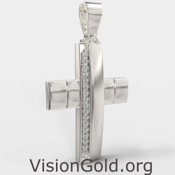 Taufe Kreuz Halskette für Baby Girl 0041L