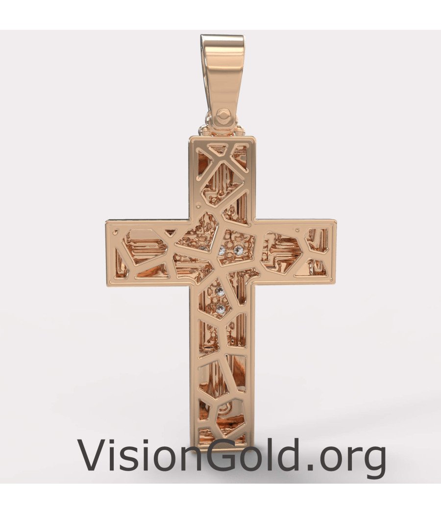 Classy Women's Baptismal Cross 0037R