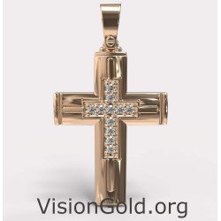 Classy Women's Baptismal Cross 0037R