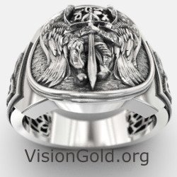 Signet Premium Sankt Michael Ring 0841