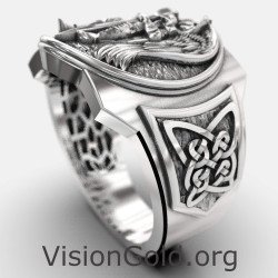 Signet Premium Sankt Michael Ring 0841