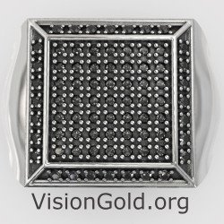 Signet Silver Men Ring 0855