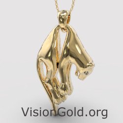 Regalo Mujeres Neclace Pantera Colgante 0247K