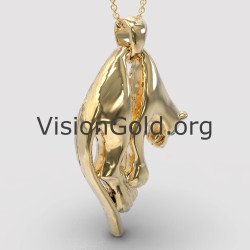 Regalo Mujeres Neclace Pantera Colgante 0247K