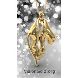 Δώρο Γυναικειο Κολιε Πανθηρας 0247K