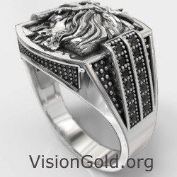 Siegel Jesus Christus Silber Ring 0864