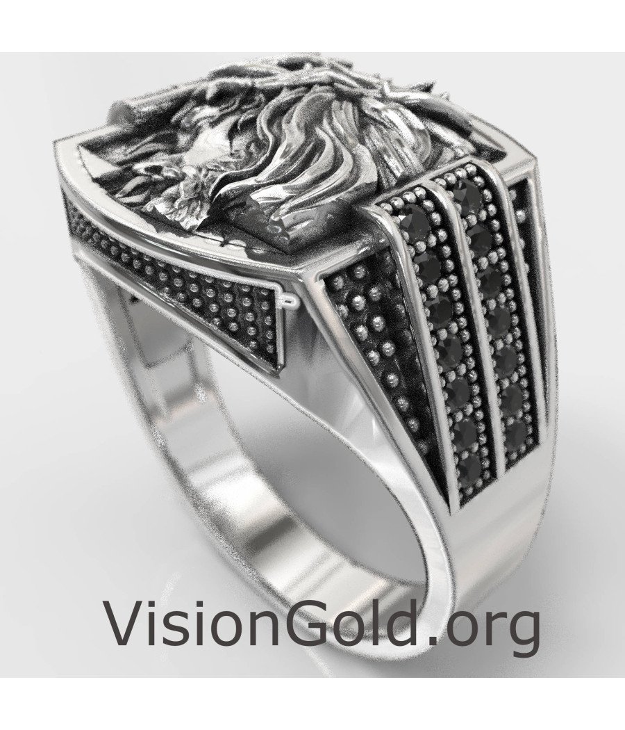 Siegel Jesus Christus Silber Ring 0864