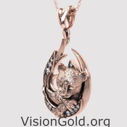 Rose Gold New Mom Necklace Pendant 0846R