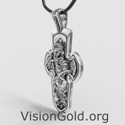 Saint Michael the Archangel Cross Pendant 0412