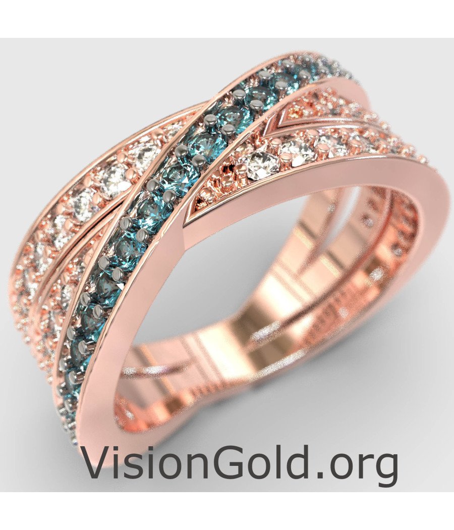 X Ring Rose Gold 1033R