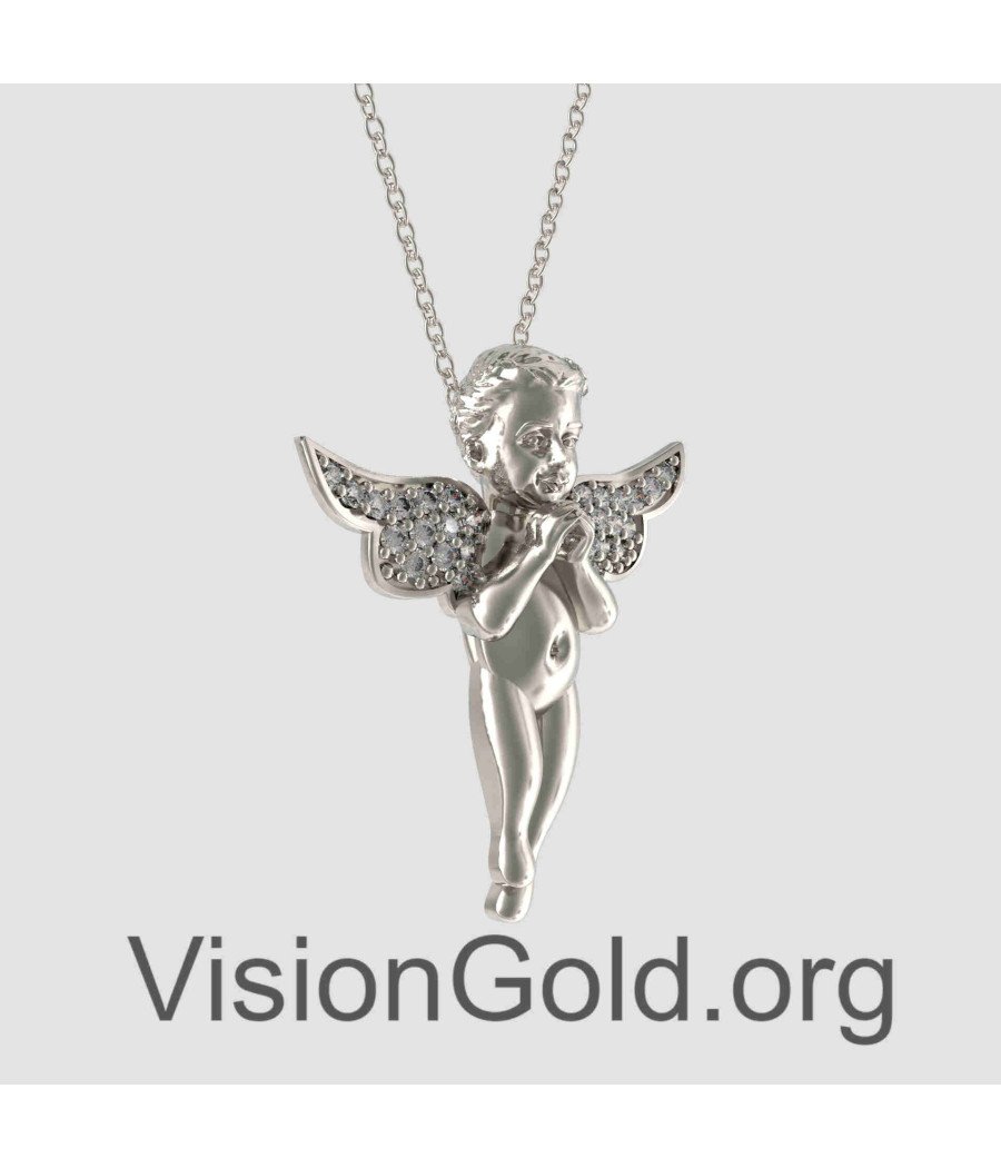 Guardian Angel Necklace Affordable New Mom Jewelry Gift 0836L