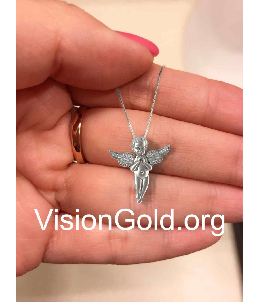 Guardian Angel Necklace Affordable New Mom Jewelry Gift 0836L