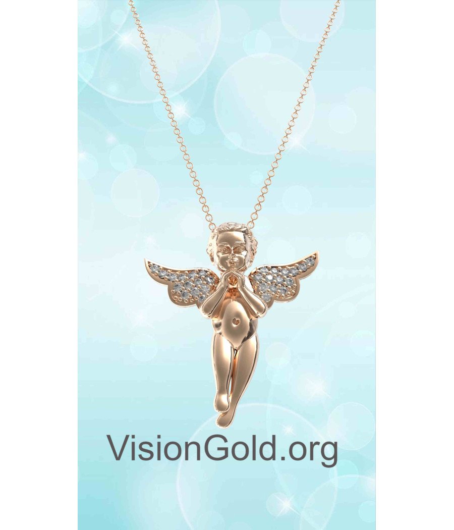 Gift For Mom Angel Necklace 0836R