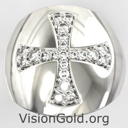 Кольцо Signet Chevalier Cross Ring 0474LLP